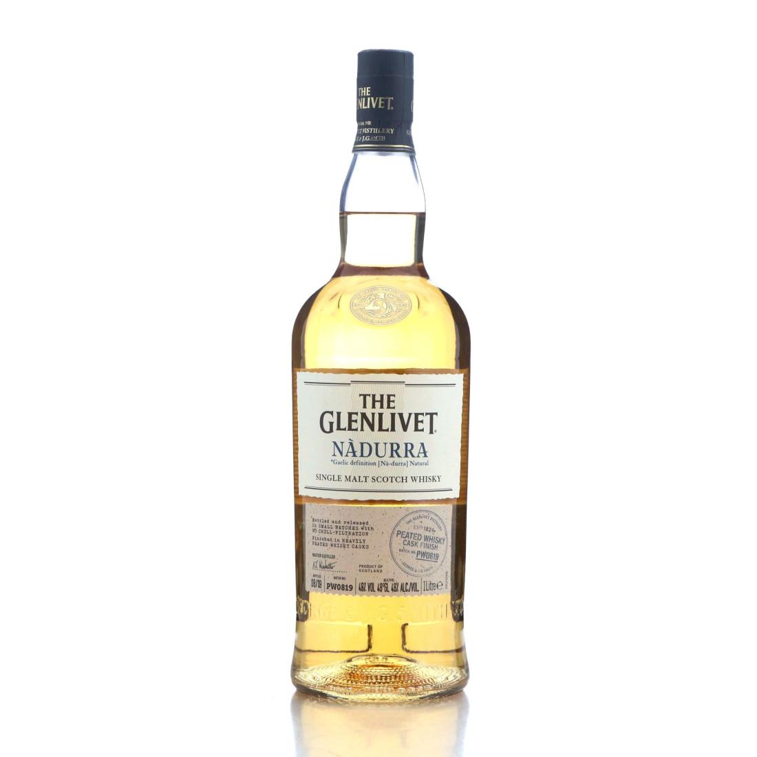 Glenlivet Nadurra Peated Whisky Cask Finish Batch Pw0819