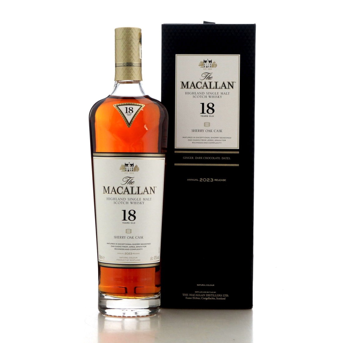Image for Macallan Sherry Oak Cask 18 Year Old Annual 2023 Release