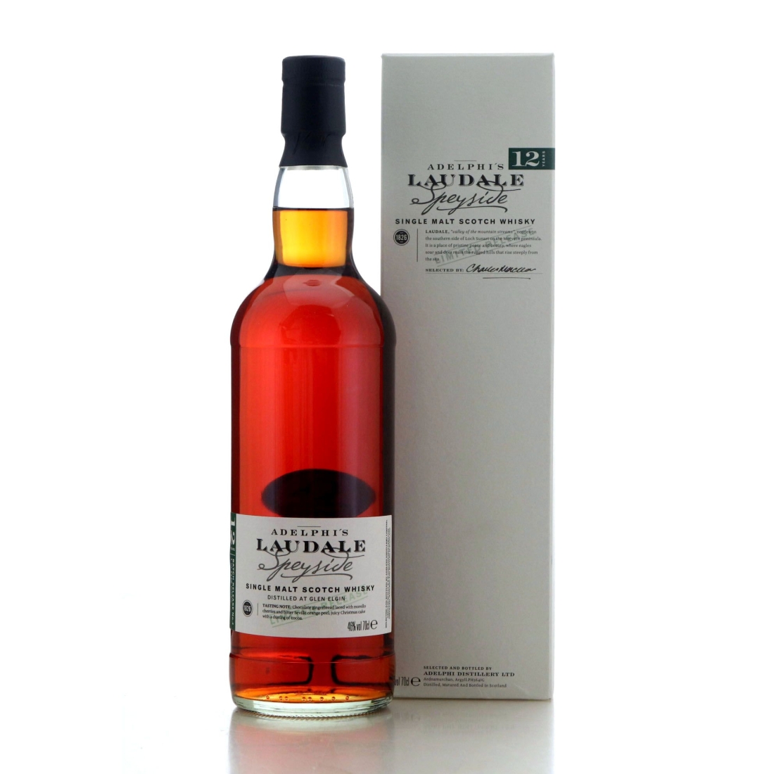 Image for Glen Elgin 12 Year Old Adelphi Laudale Batch #4