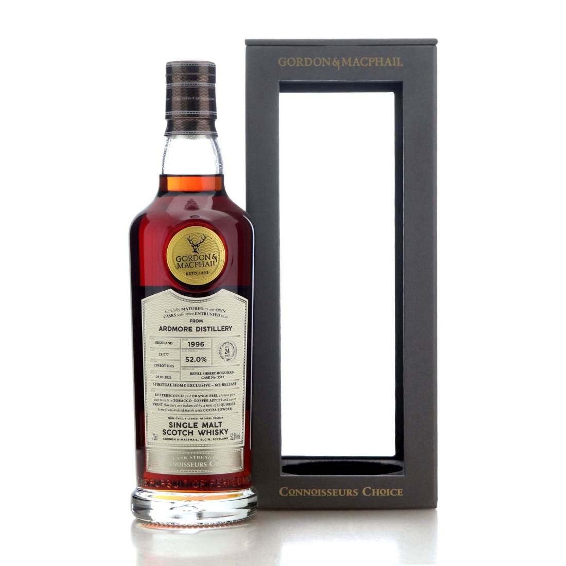 Image for Ardmore 1996 Connoisseurs Choice 24 Year Old - Spiritual Home 6th Release