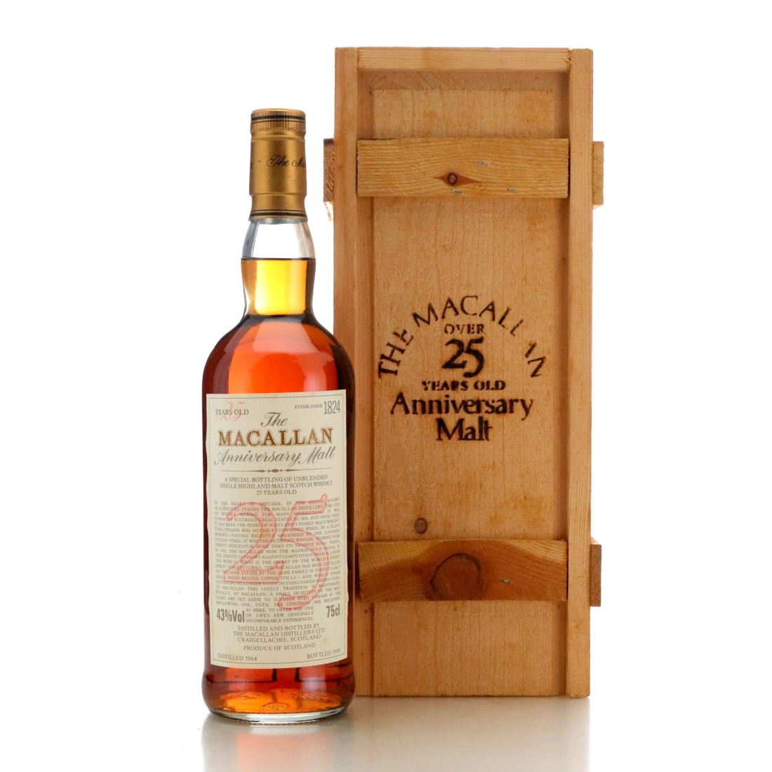 Image for Macallan 1964 Anniversary Malt 25 Year Old 