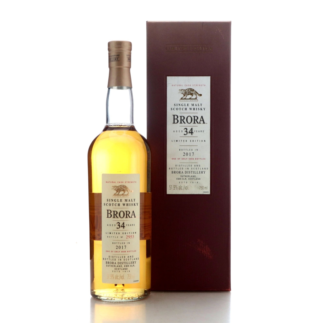 Image for Brora 34 Year Old Natural Cask Strength