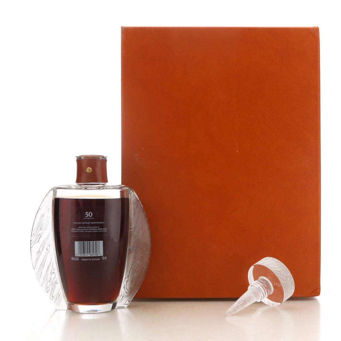 Image for Macallan Six Pillars Collection 50 Year Old - Lalique Decanter