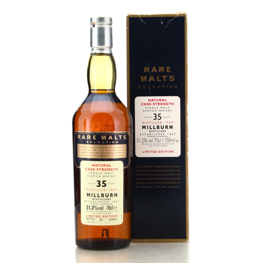 Image for Millburn 1969 Rare Malts Selection 35 Year Old