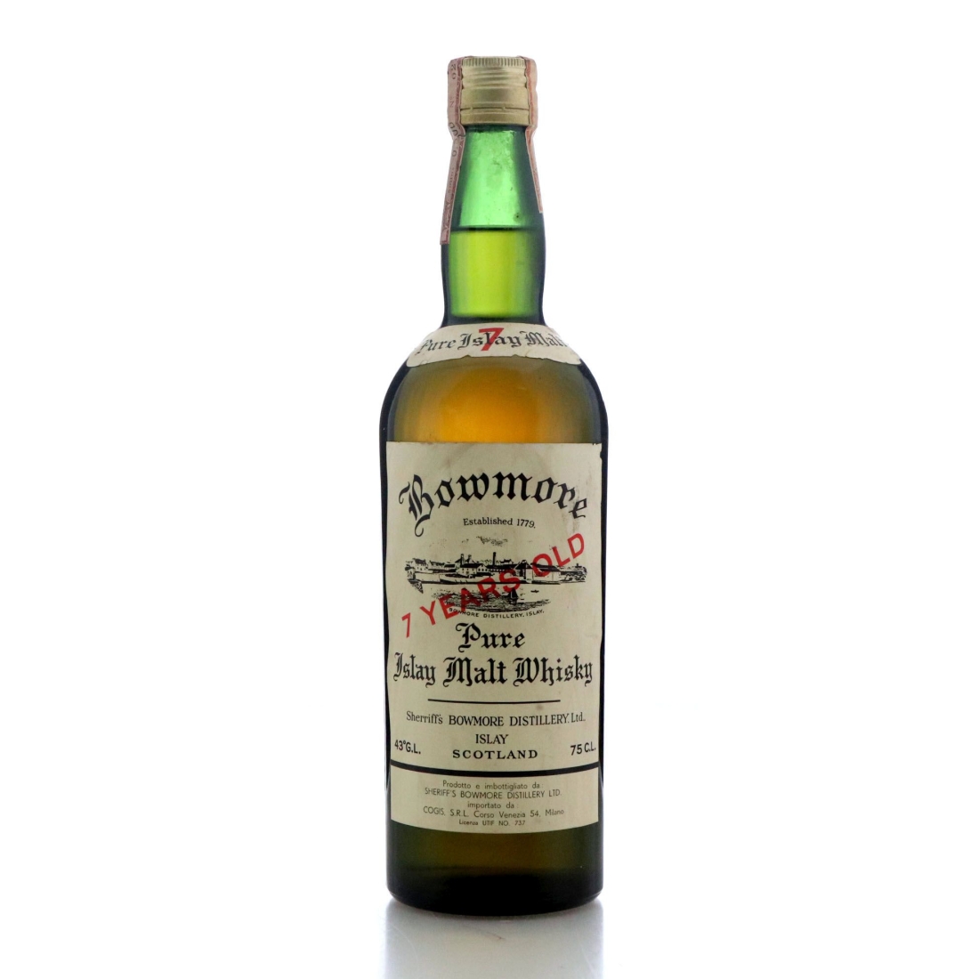 Image for Bowmore 7 Year Old - Sherriff's