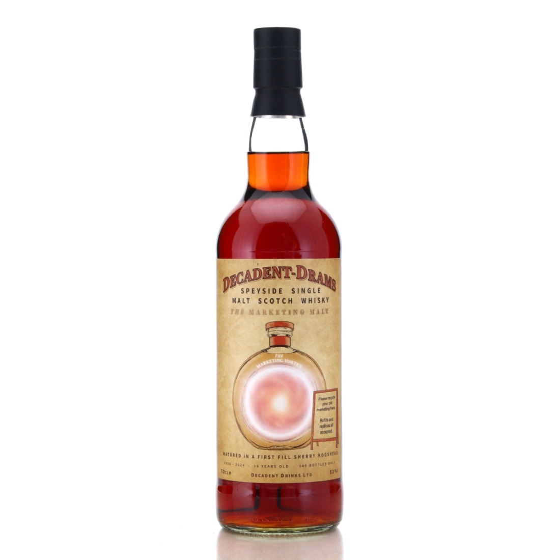 Image for Macallan 'The Marketing Malt' 2008 Decadent Drinks 16 Year Old
