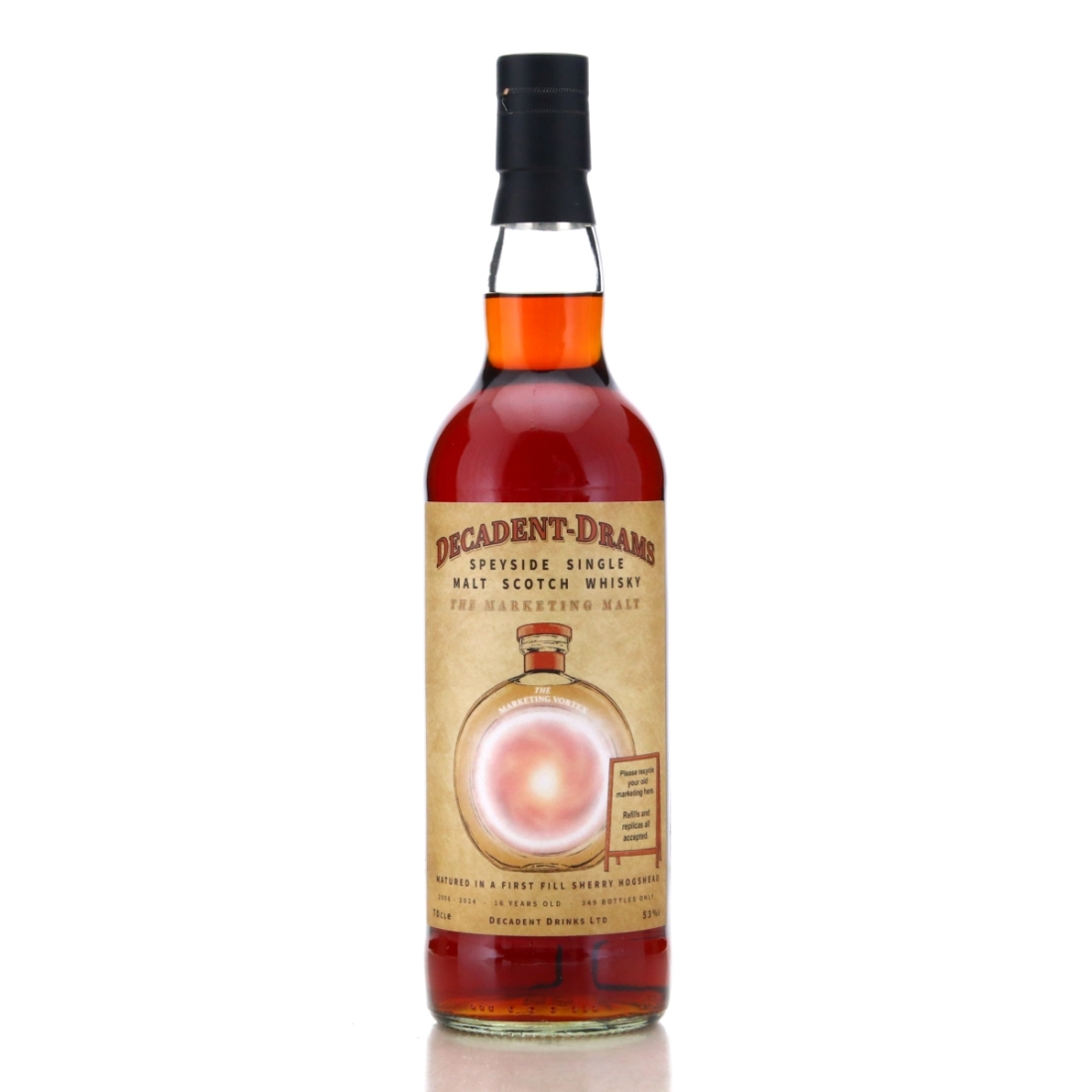 Image for Macallan 'The Marketing Malt' 2008 Decadent Drinks 16 Year Old