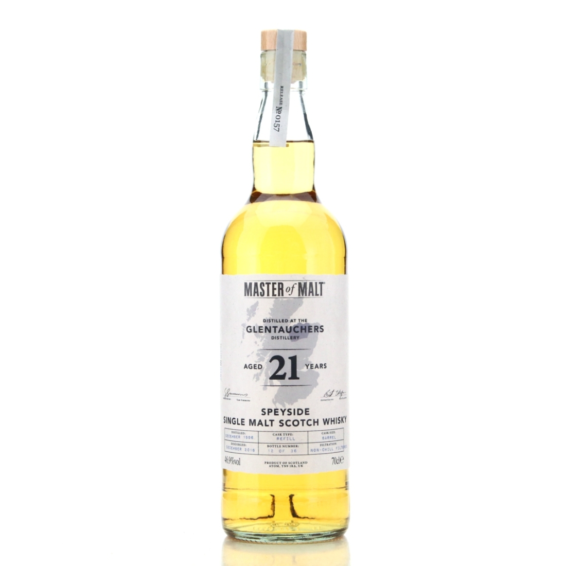Image for Glentauchers 1996 Master of Malt 21 Year Old