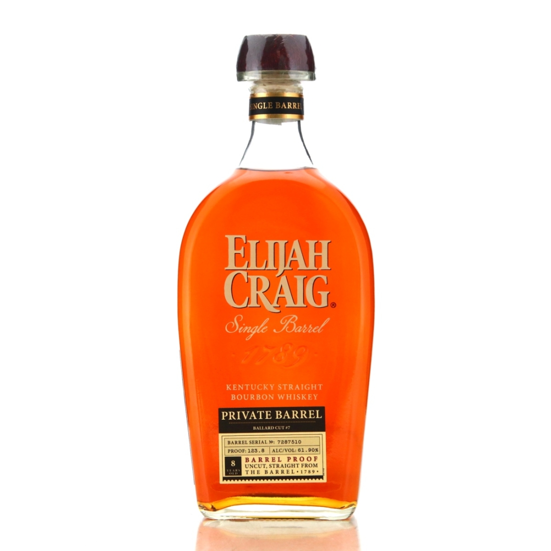 Image for Elijah Craig Private Barrel 8 Year Old Bourbon - Ballard Cut #7