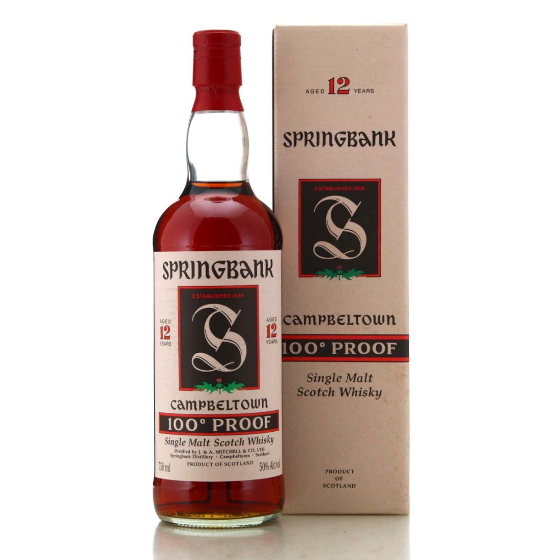 Springbank 12 100 Proof Green Thistle 1990s 50