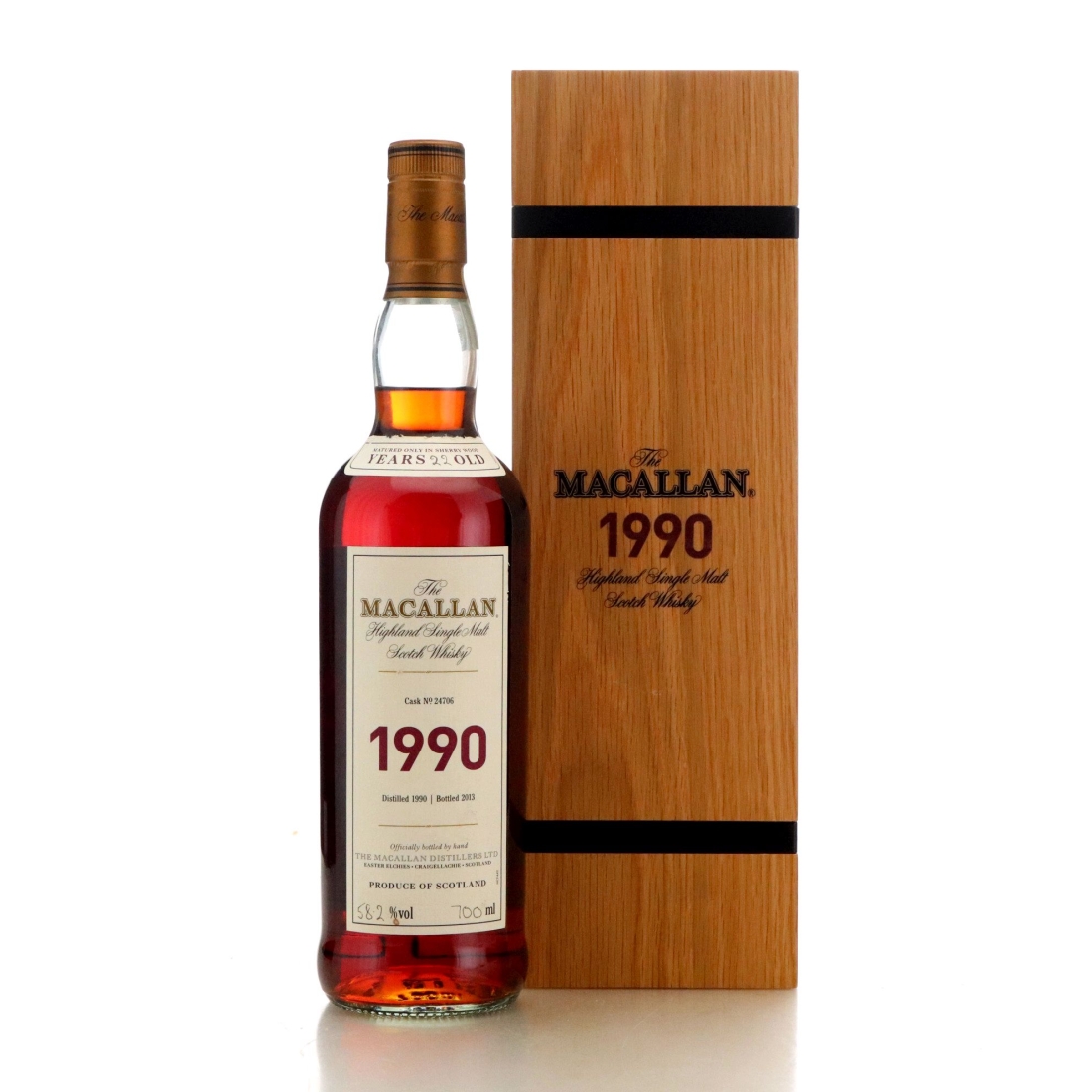 Image for Macallan 1990 Fine & Rare 22 Year Old