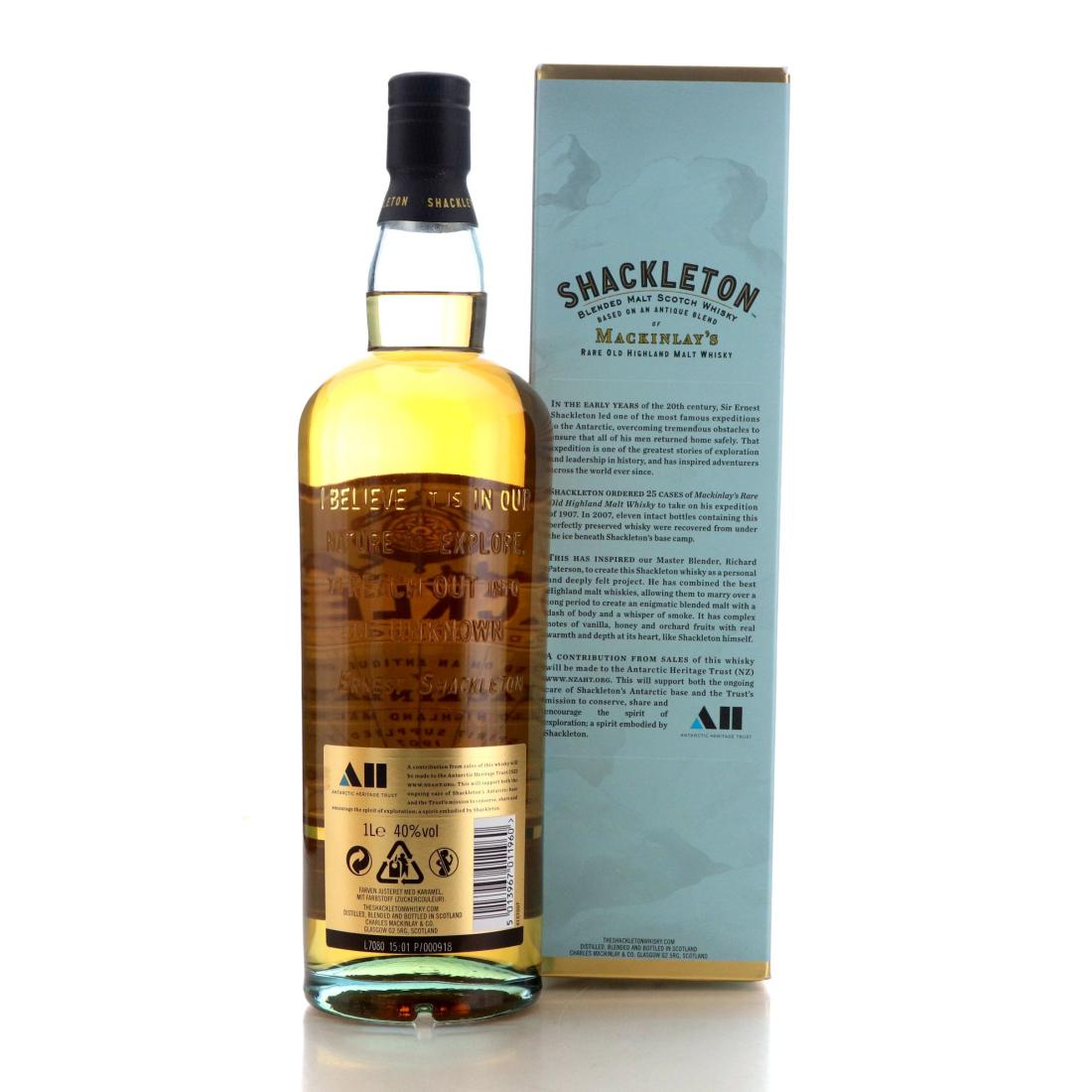 Shackleton Blended Malt Litre - Launch Party Whisky | Whisky Auctioneer
