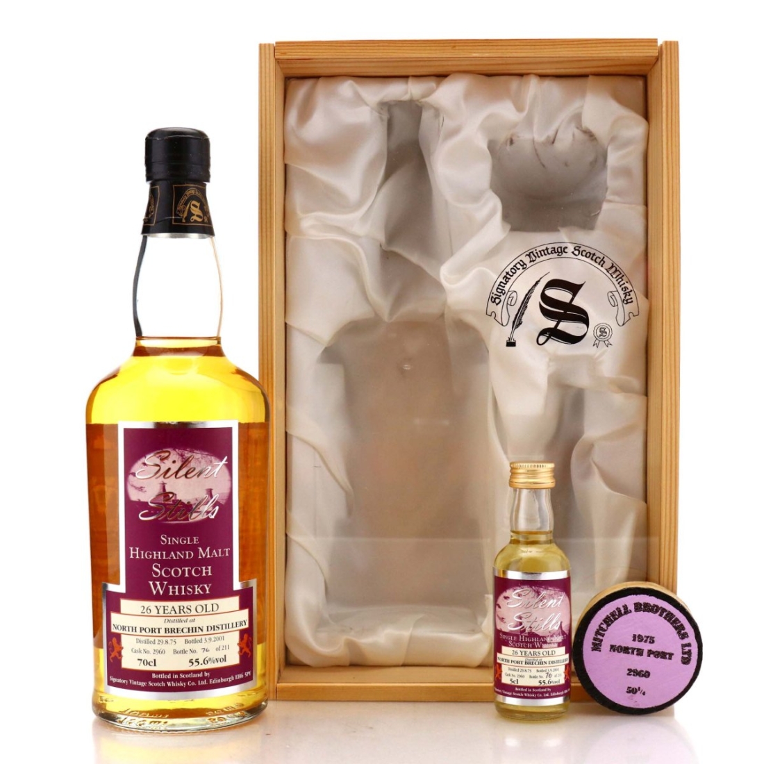 Image for North Port-Brechin 1975 Signatory Vintage 26 Year Old with Miniature 5cl / Silent Stills