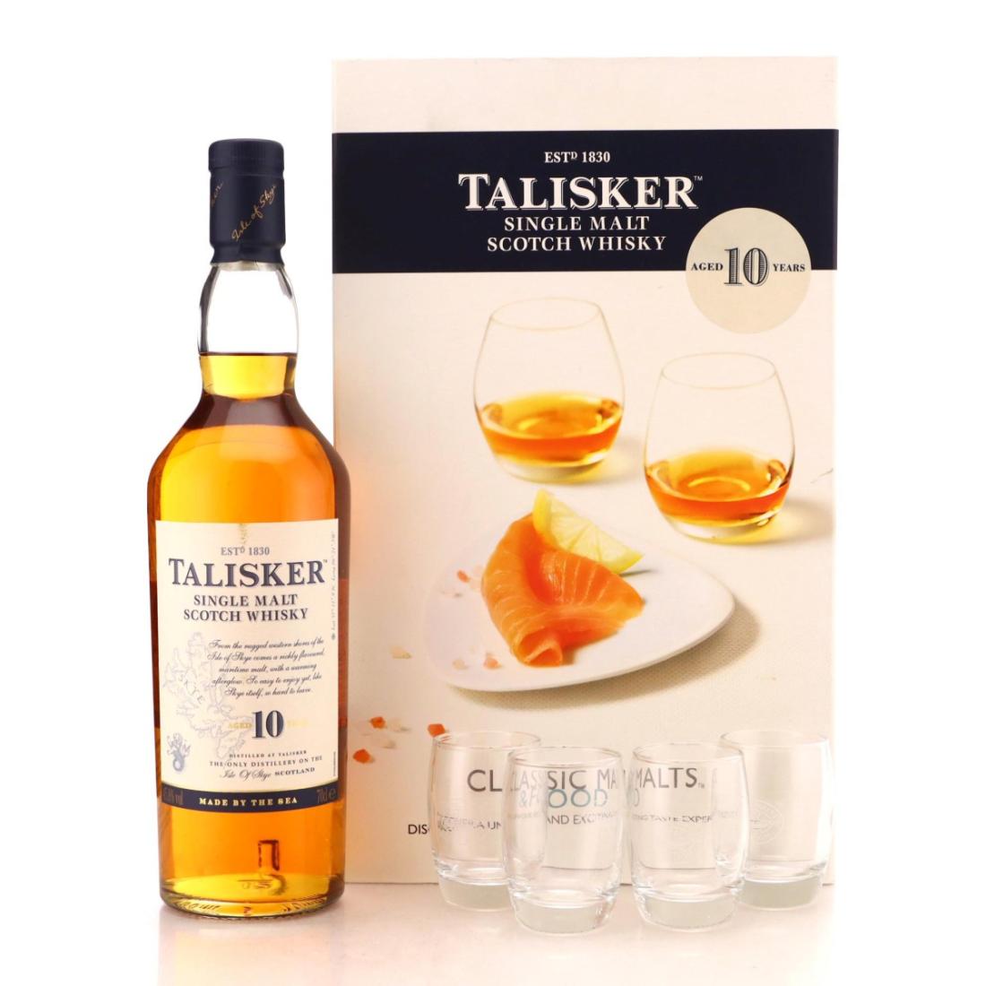 Talisker 10 Classic Malts Food Gift Pack