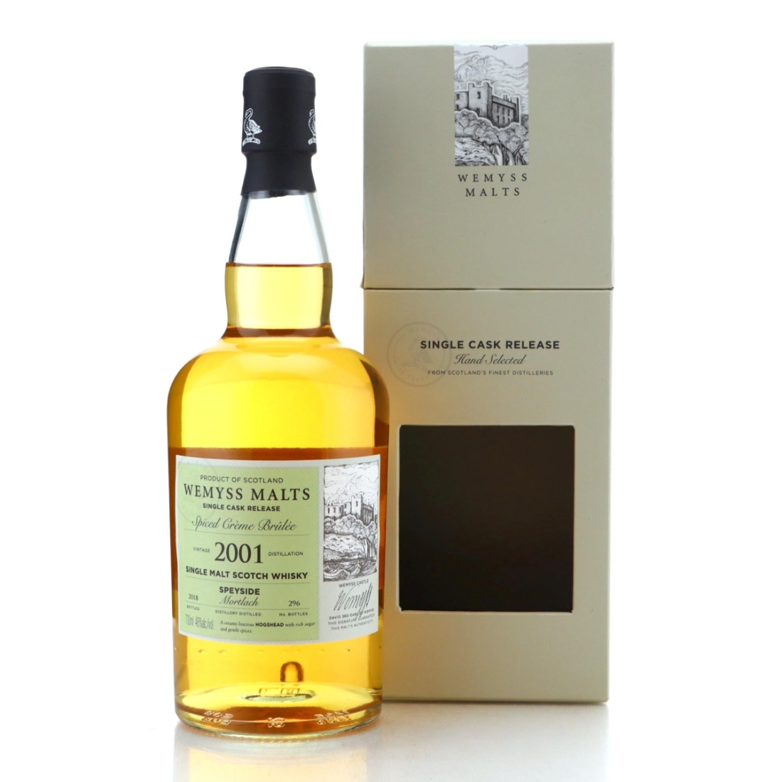 Image for Mortlach 2001 Wemyss Malts - Spiced Crème Brûlée