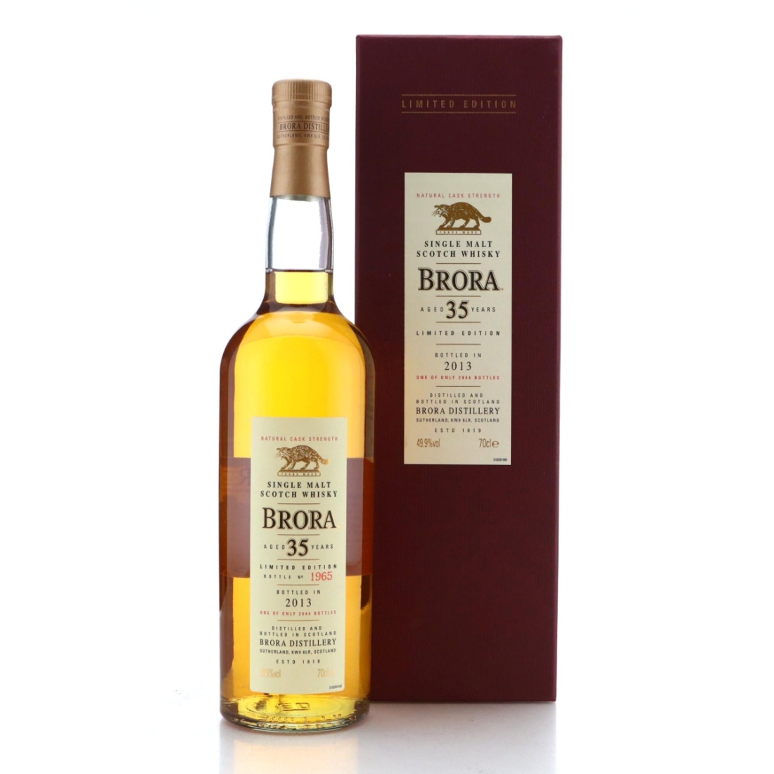 Image for Brora 35 Year Old Natural Cask Strength