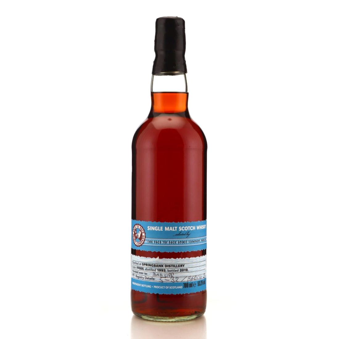 Springbank 1993 Face To Face