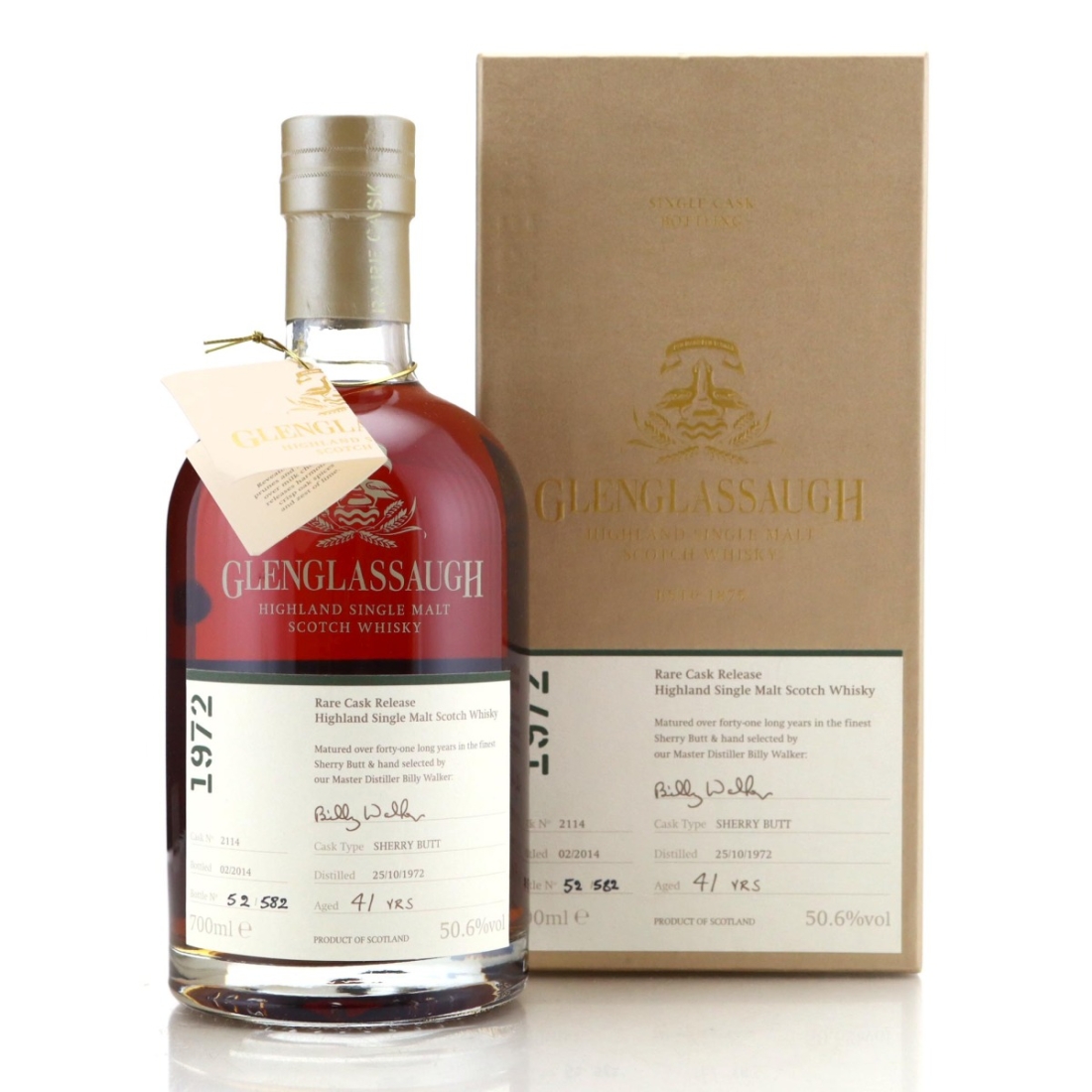 Image for Glenglassaugh 1972 Single Cask 41 Year Old #2114
