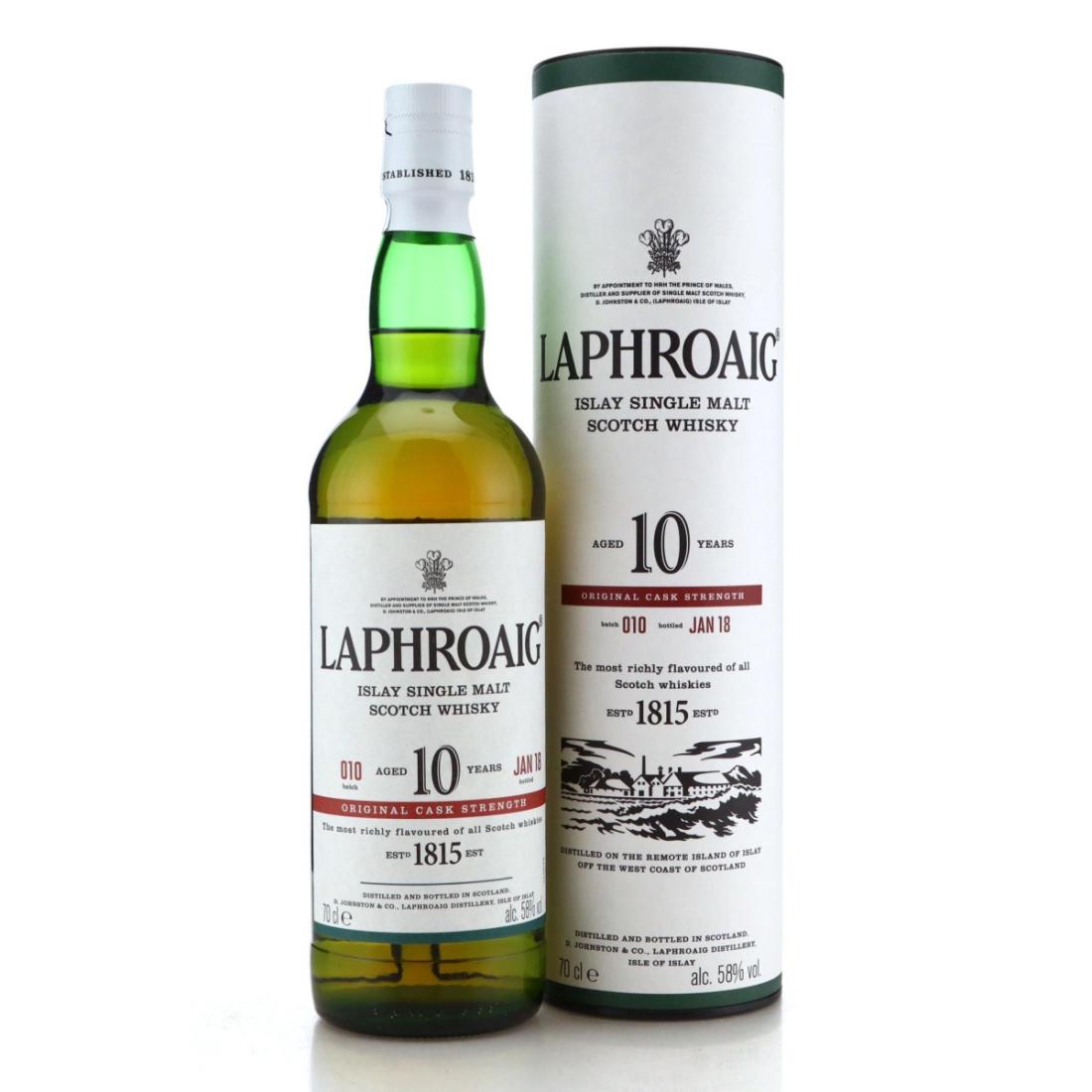 Laphroaig 10 Year Old Cask Strength Batch 010