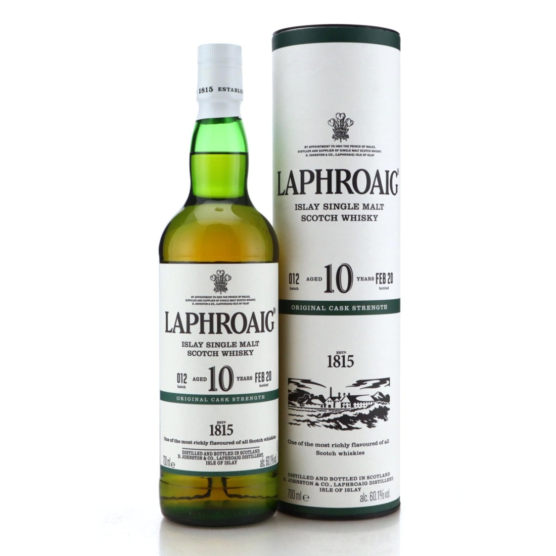 Image for Laphroaig 10 Year Old Cask Strength Batch #012