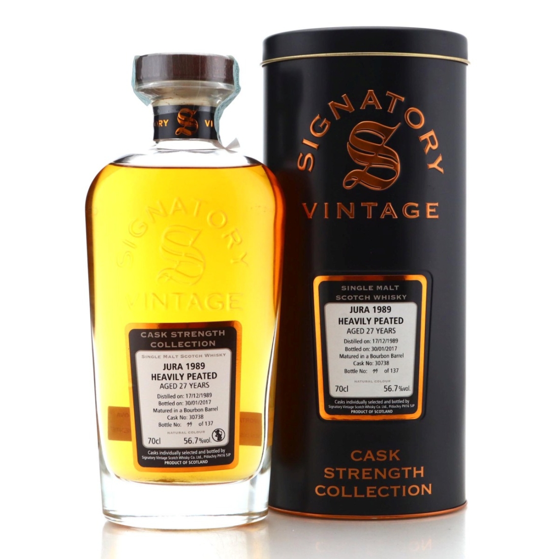 Image for Jura 1989 Cask Strength Collection 27 Year Old