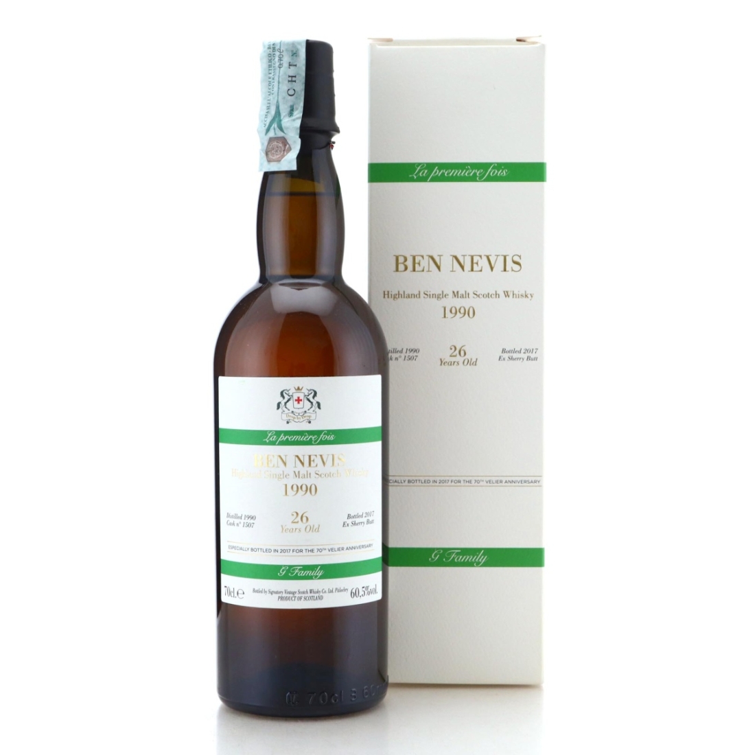 Image for Ben Nevis 1990 Drop by Drop 26 Year Old - 70th Anniversary
