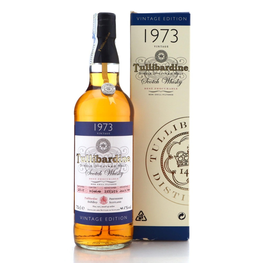 Image for Tullibardine 1973 Single Cask #2515