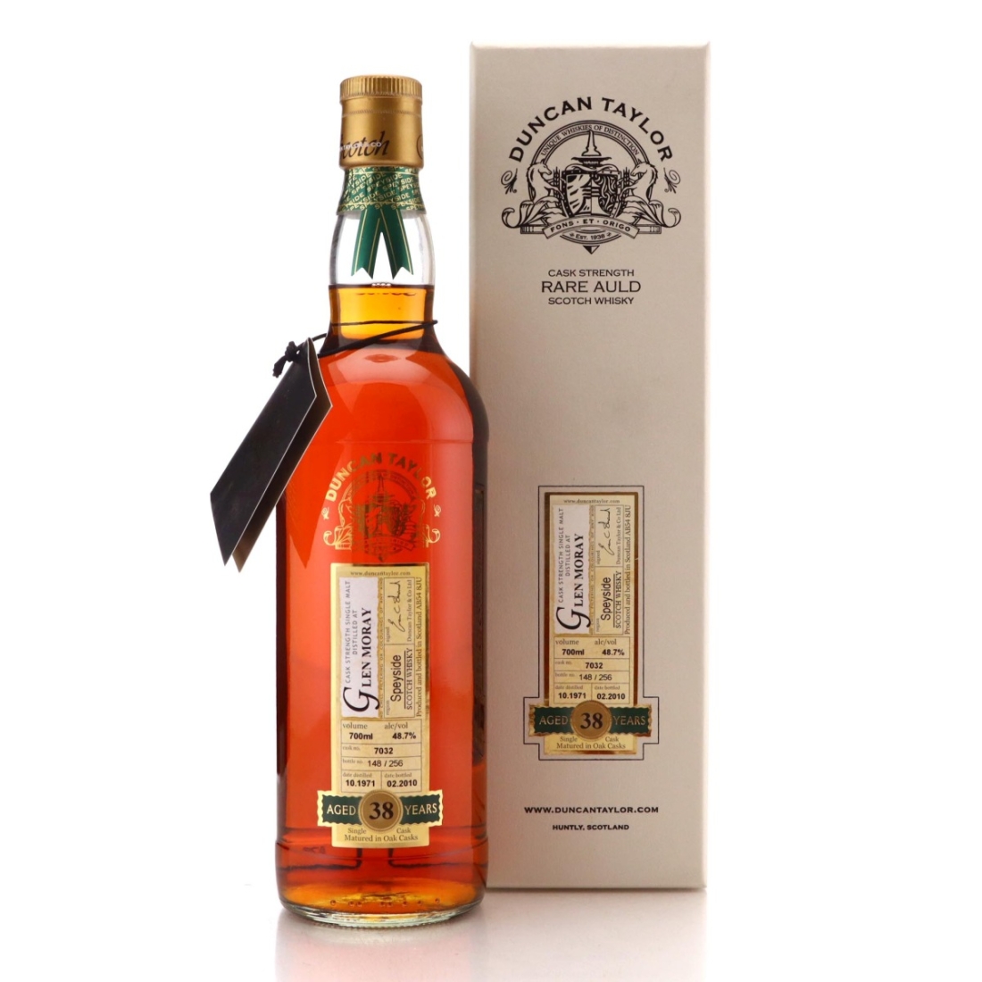 Image for Glen Moray 1971 Rare Auld 38 Year Old