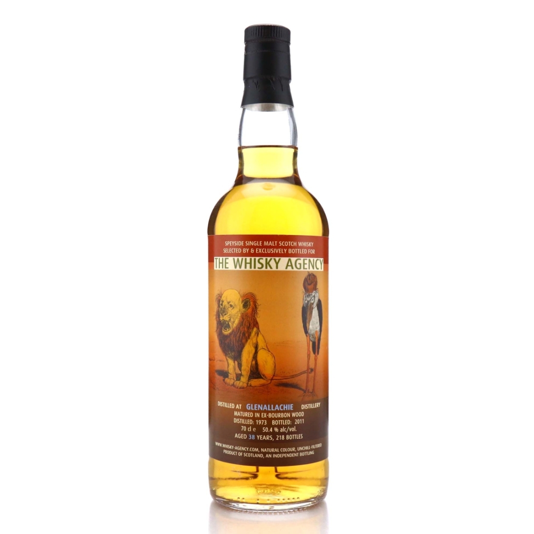 Image for Glenallachie 1973 Whisky Agency 38 Year Old