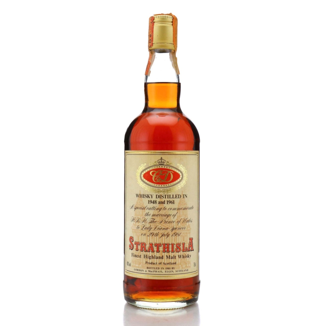 Image for Strathisla 1948/1961 Gordon and MacPhail Royal Marriage 1981