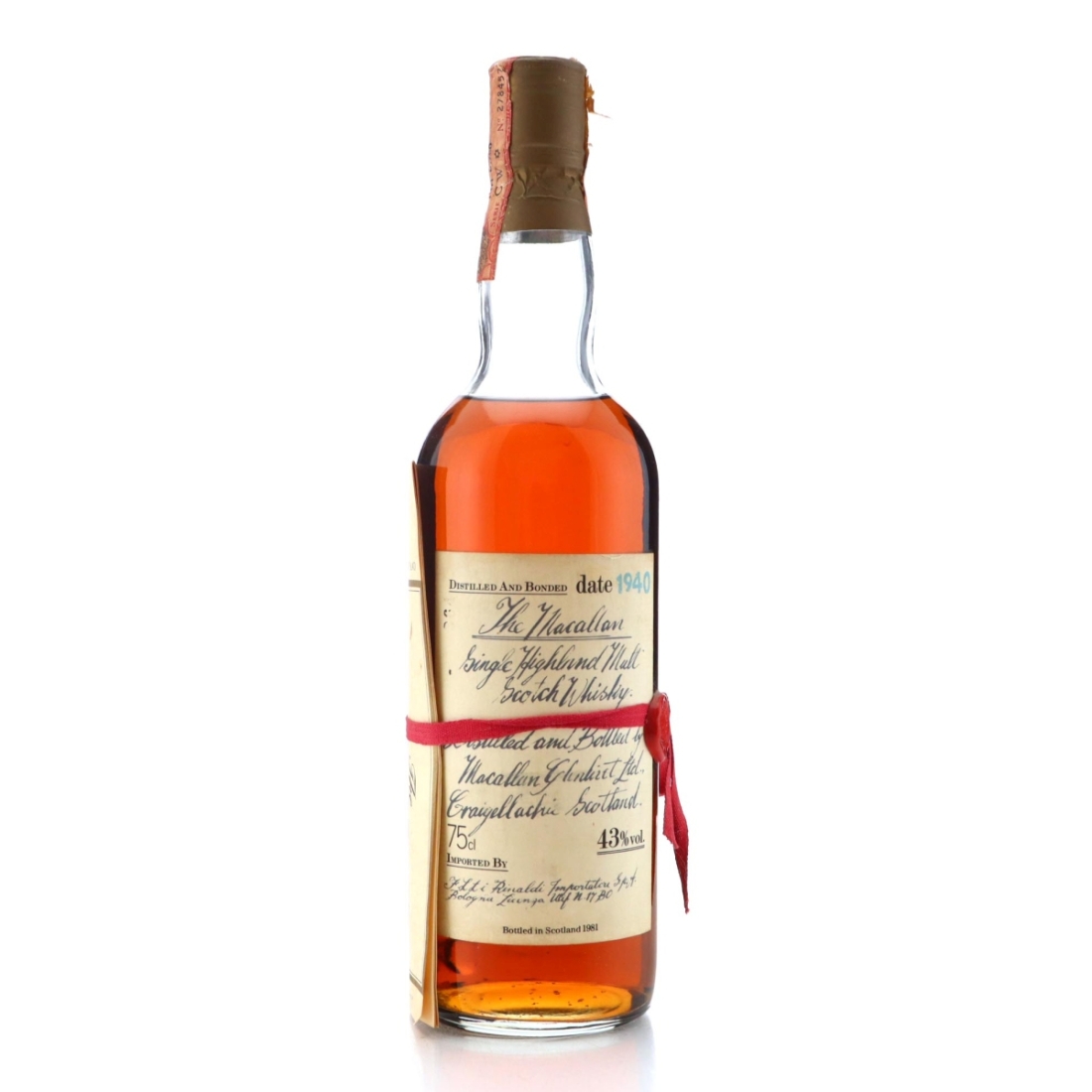 Image for Macallan 1940 Red Ribbon