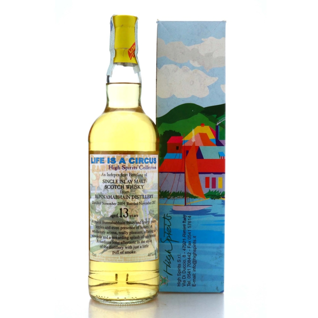 Image for Bunnahabhain 2004 Life is a Circus 13 Year Old
