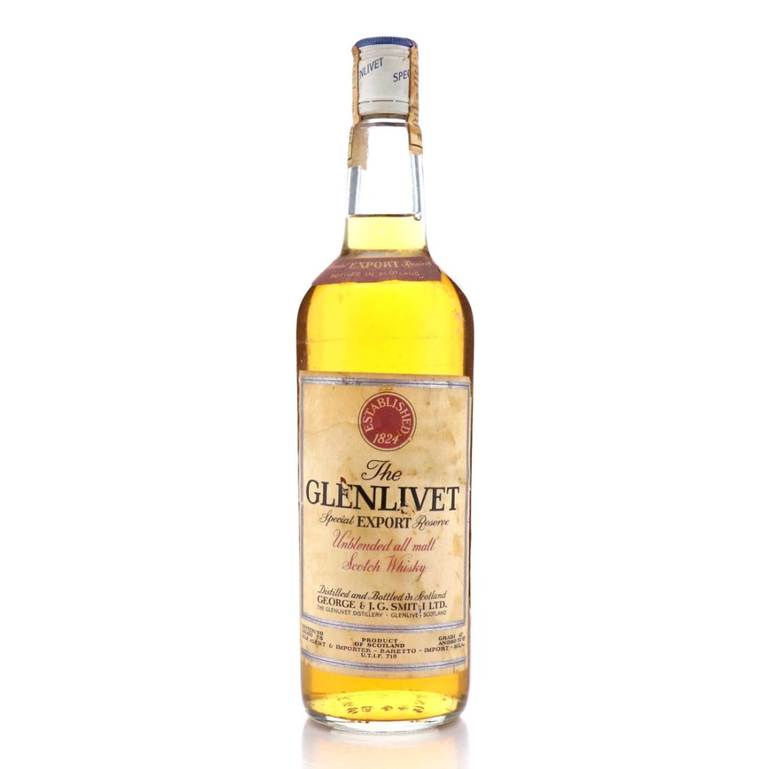Glenlivet Special Export Reserve Barretto