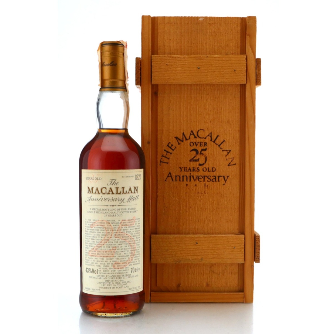 Image for Macallan 1972 Anniversary Malt 25 Year Old