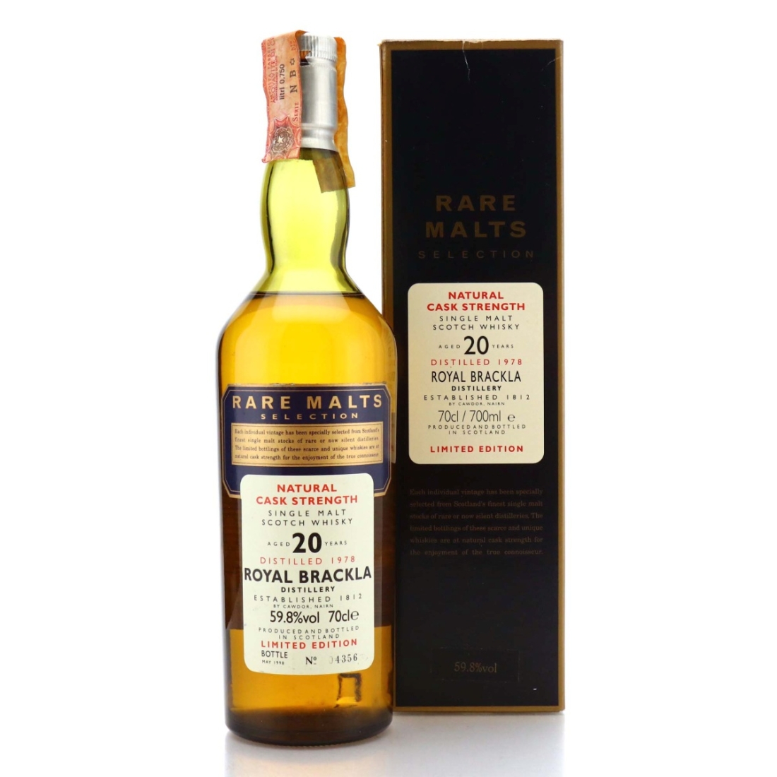 Image for Royal Brackla 1978 Rare Malts Selection 20 Year Old