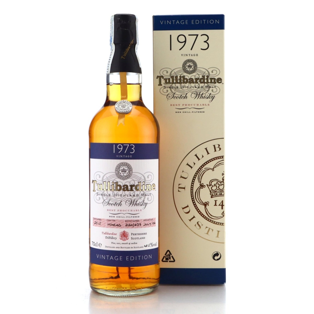 Image for Tullibardine 1973 Single Cask #2515