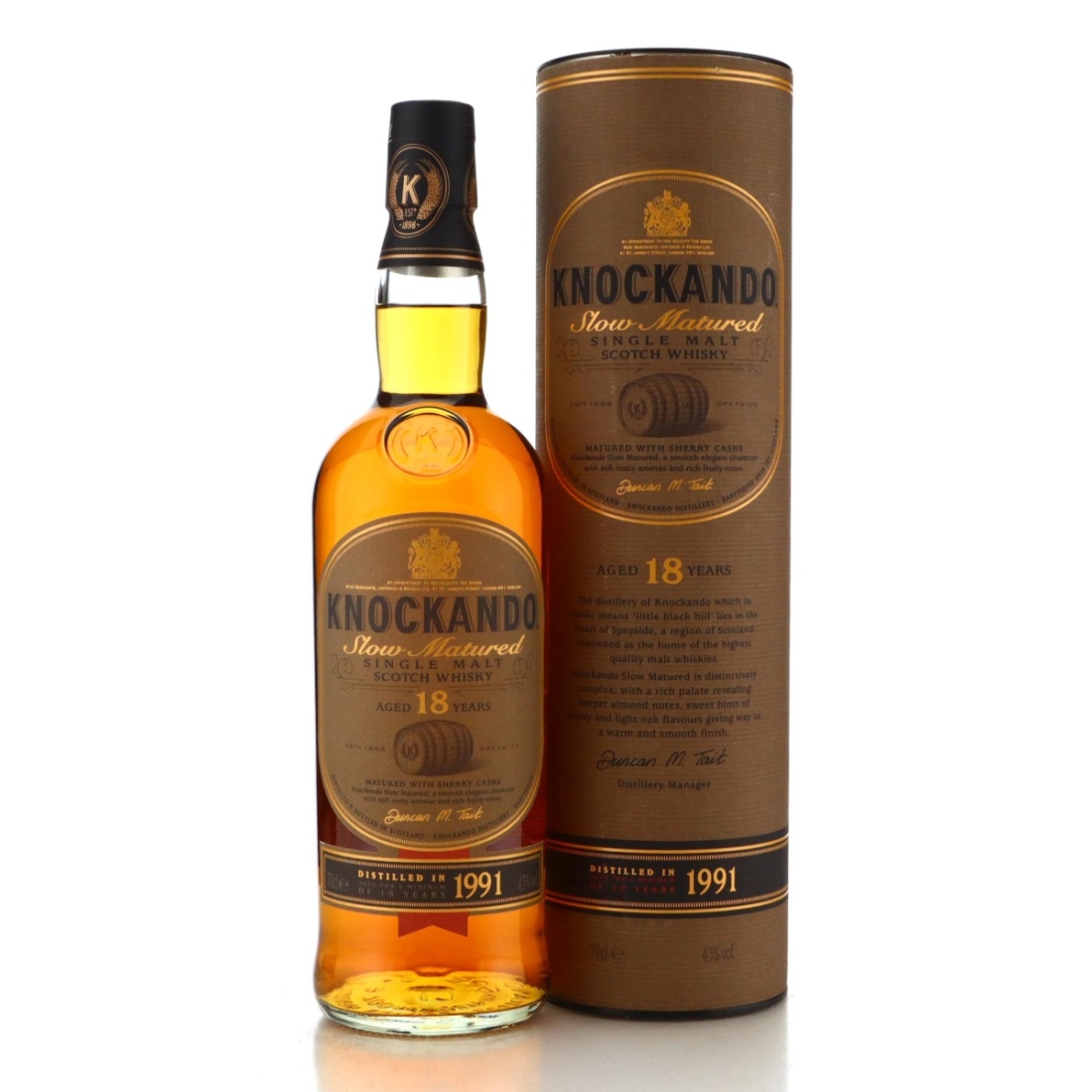 Image for Knockando 1991 Slow Matured 18 Year Old