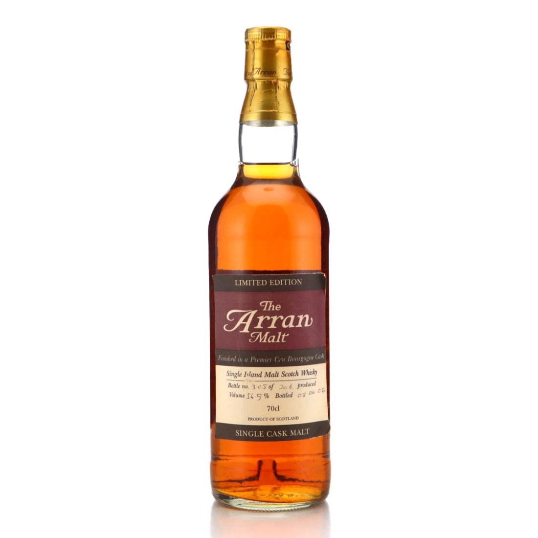 Image for Arran Single Cask Malt - Finished in a Premier Cru Bourgogne Cask