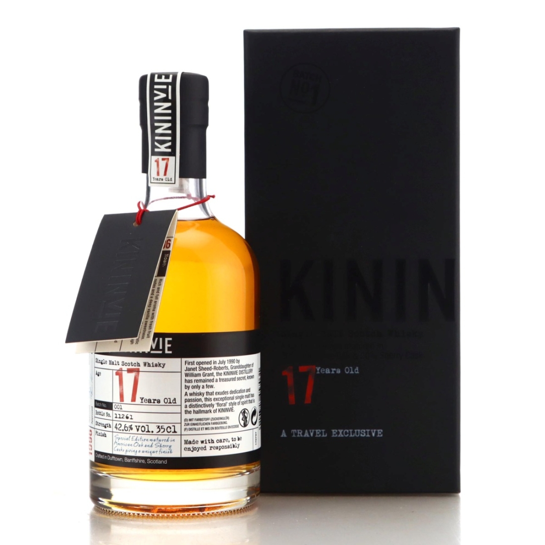 Image for Kininvie 1996 17 Year Old Batch #001