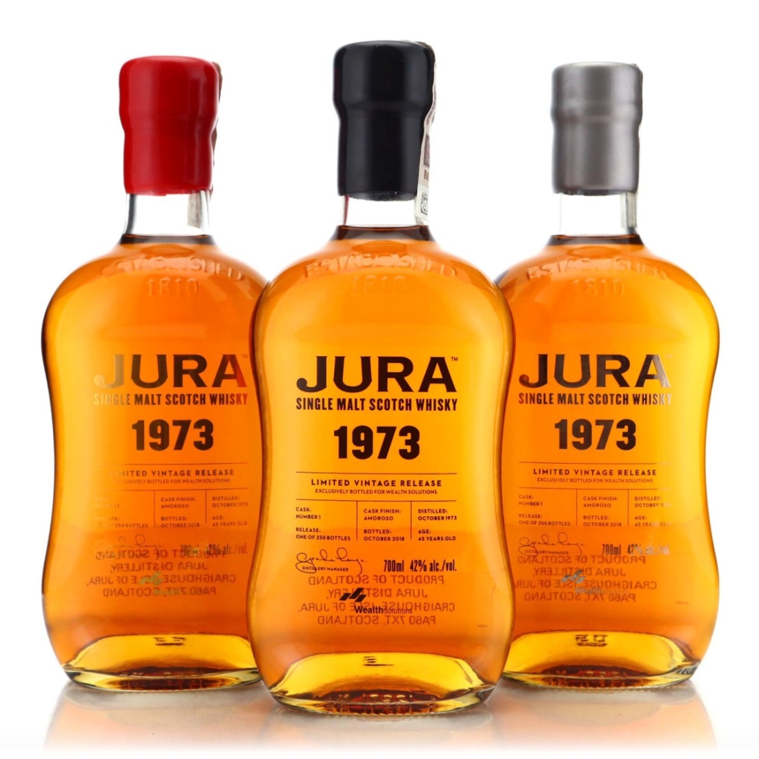 Image for Jura 1973 Single Cask 45 Year Old 3 x 70cl