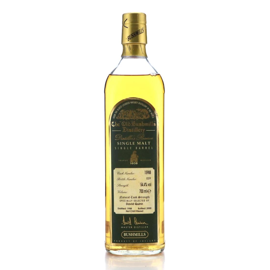 Bushmills 1988 Distillers Reserve Single Barrel Single Malt