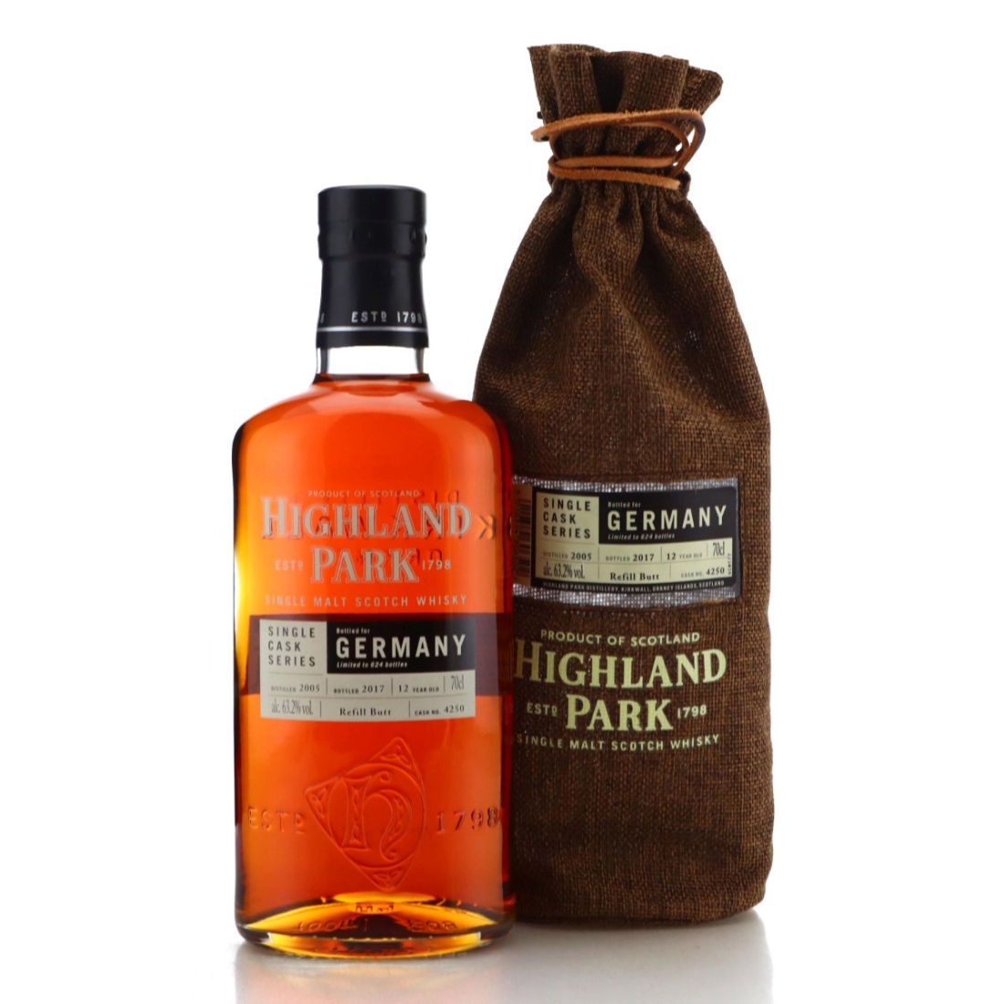 Image for Highland Park 2005 Single Cask 12 Year Old #4250 - German