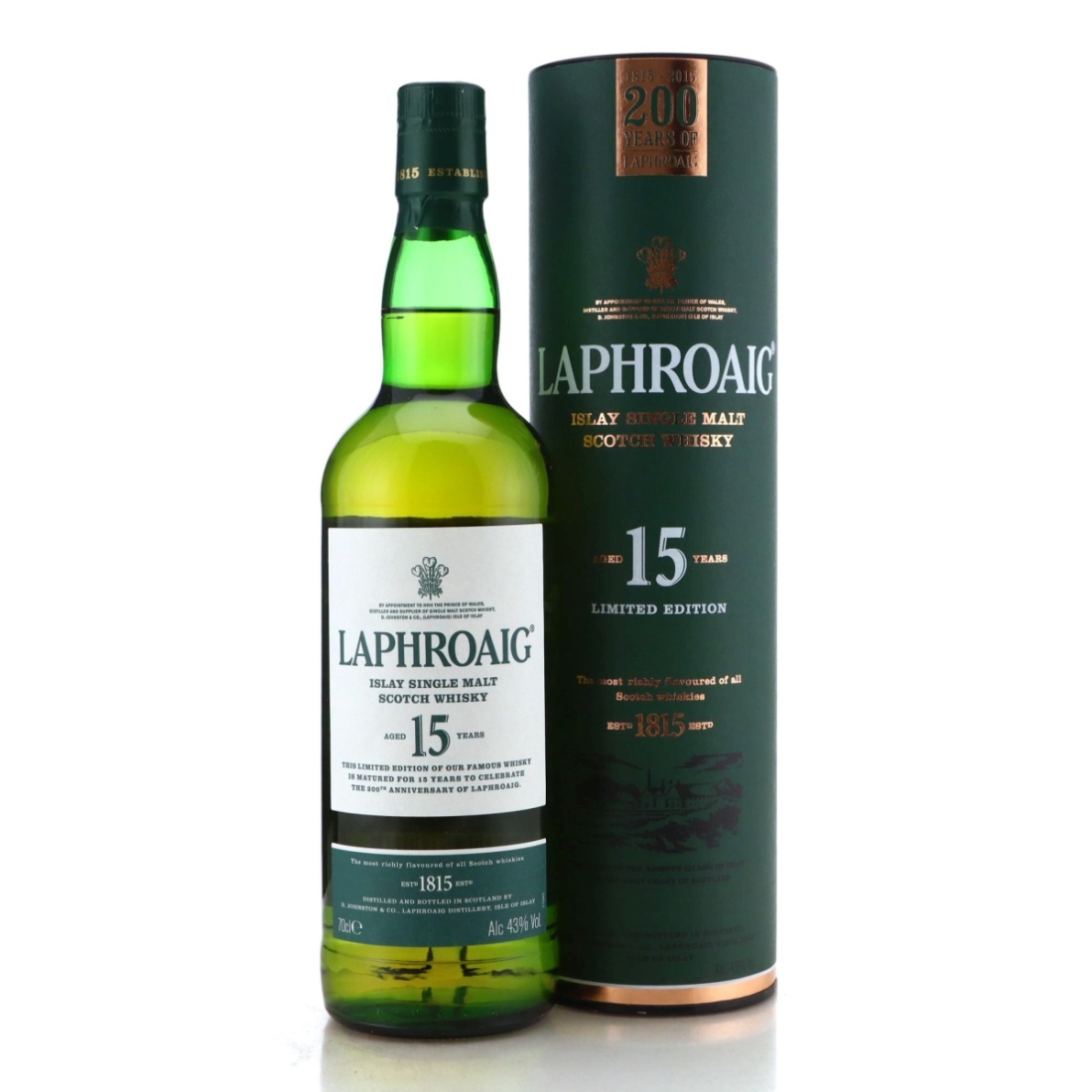 Image for Laphroaig 15 Year Old 200th Anniversary