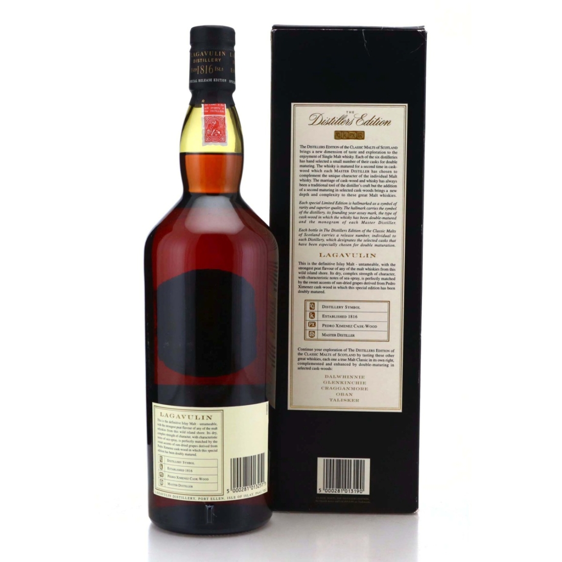 Image for Lagavulin 1990 The Distillers Edition lgv.4/494 Litre