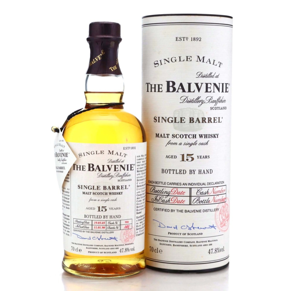 Image for Balvenie 1990 Single Barrel 15 Year Old