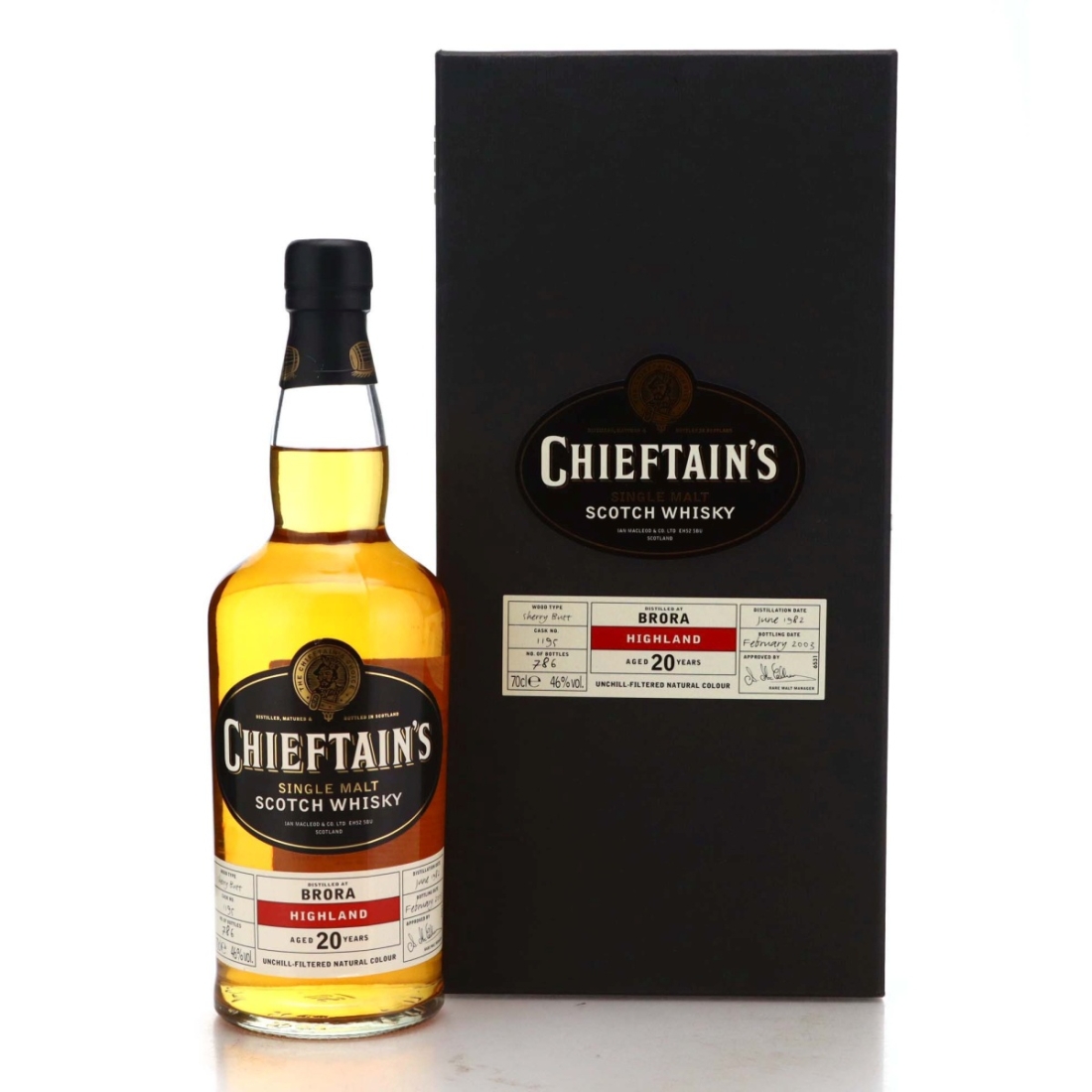 Image for Brora 1982 Chieftain's 20 Year Old