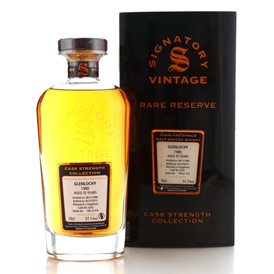 Image for Glenlochy 1980 Signatory Vintage 35 Year Old Cask Strength