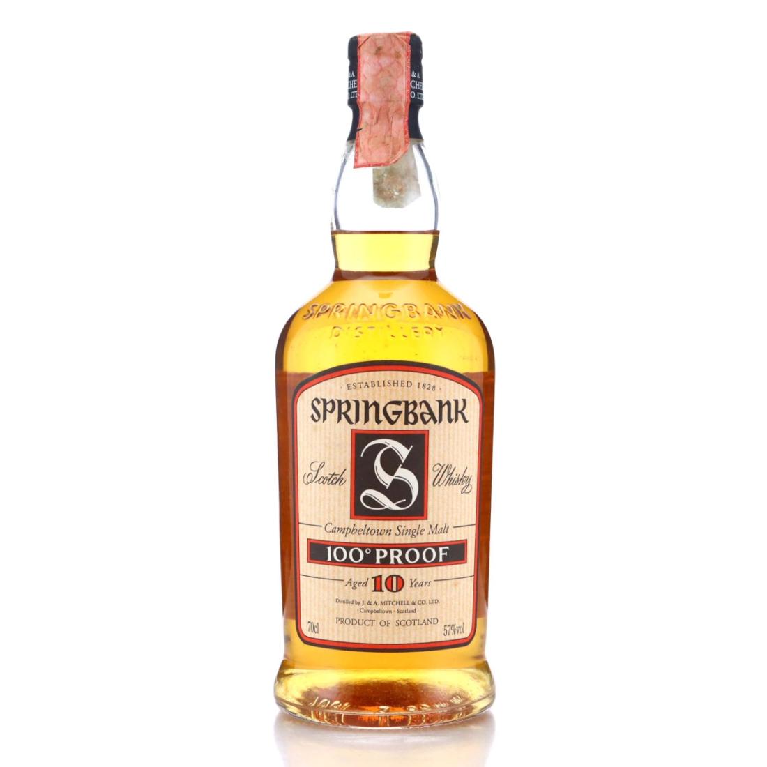 Springbank 10 100 Proof 1990s