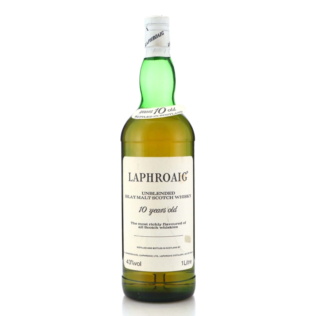 Image for Laphroaig 10 Year Old 1 Litre early 1980s