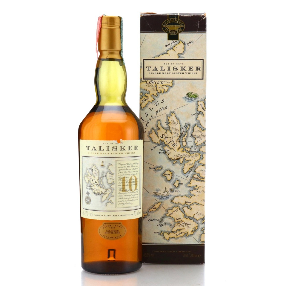 Image for Talisker 10 Year Old Map Label 